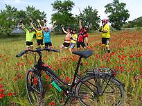 Enjoying cycling