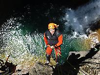Rapel en barranco